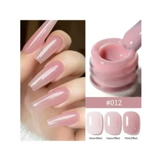 24가지 색상 15ML 아이스 스루 컬러 젤 매니큐어 세미 퍼머넌트 네일 아트 담그기 UV LED 살롱 DIY, 14 M012