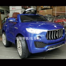 瑪莎拉蒂Maserati Levante 兒童電動休旅車 遙控開門 附麥克風可唱歌, 白