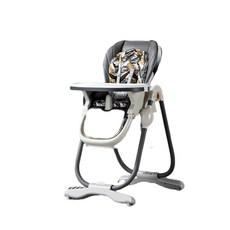 兒童餐椅 可躺可折 安全餵飯, 紳士灰 - 加厚棉墊 - 可躺可摺疊 - 8檔高低可調 - 高階置物袋