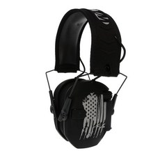Walker's Game Ear 워커스 레이저 슬림 전자 청력 보호 귀마개 소리 증폭 억제 “지키지 않으면 잃습니다.” 브라운, Flag