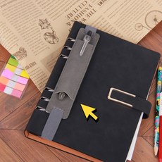 북밴드 다이어리 펜홀더 그레이, 본상품