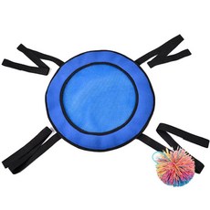 에어바운스 눈집게 오자미 낙하산 스노우볼메이커 오재미 플레이볼, 파란색