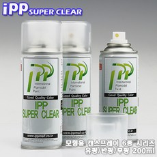 [IPP/아이피피] 캔스프레이 클리어 6종 시리즈 / 200ml, 캔스프레이 - 반광 / 200ml, 1개