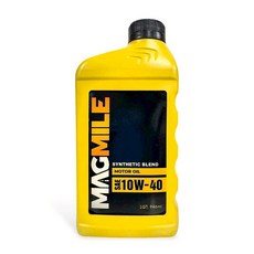 MAGMILE合成混合機油 SAE 10W-40，引擎保護，延長壽命，適用多種車型, 946ml, 10w40, 1個