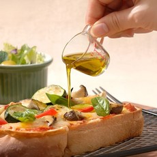 이노마타 미니 계량컵 15ml 손잡이 소스컵, 투명, 1개