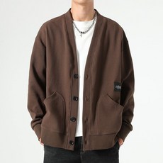 【潮胖穿搭】大碼開衫外套男 秋季新款潮牌運動休閒拉鏈開衫上衣 大尺碼寬鬆外套