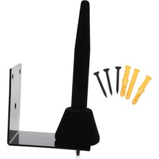 플루트 및 클라리넷 악기 디스플레이 스탠드를 위한 야드웨 벽 장착 블랙 튜브 걸이 랙 음악실 정리를 공간 절약형 홀더