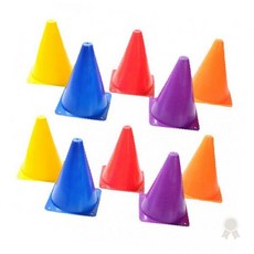 칼라콘 축구 콘 훈련 장애물 연습 반환점 풋살 32cm, 오렌지, 1개