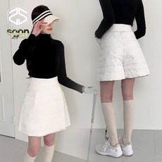 [순이야] S.여성 스노잉 패딩 골프 테니스 치마 바지