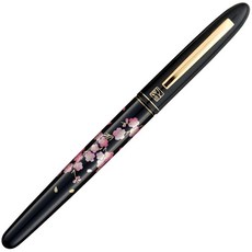 우타케 붓펜 蒔絵 이야기 벚꽃 봄바람 흑축 ER191-310, 1개, 상세페이지 참조