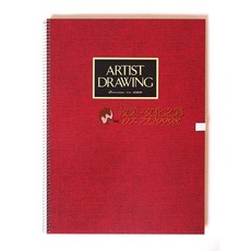 MARUMAN 藝術家素描本 F4 (S54A-01) 紅色, 詳見包裝