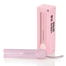 유닉스 충전용 무선 플랫 고데기, PASTELPINK, UCI-A2020