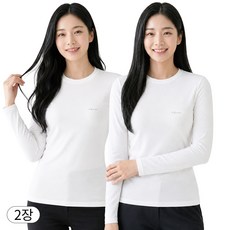 아소트 [1+1] 프리미엄 스포츠 골프 이너웨어 자외선차단 UV 쿨링 여성 라운드 티셔츠