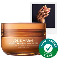 Josie Maran 조지 마란 보헤미안 피그 - 휘핑 아르간 오일 리필 가능 퍼밍 바디 버터 용기, 03번6 oz