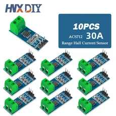 5/10Pcs ACS712 5A 20A 30A 범위 홀 전류 센서 모듈 Arduino DIY 전자 키트 용 ACS712 센서 모듈