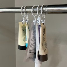 커튼링고리 커튼레일클립 블라인드부자재 무타공 커텐달기 집게링 모자 화이트, 1개