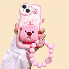 팔걸이 등받이 쇼파 등 허리 인테리어 받침대 베개, 1개, C. 입체 인형-앤틱 화이트-수제 23 봉제 비버+고리