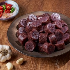 [명가푸드] 낱개포장 누드순대 슬라이스 100*5, 5개, 100g