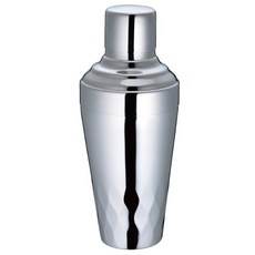 Yukiwa 男爵三節式雪克杯 410ml 亮面黑, 亮面銀,410ml, 1個