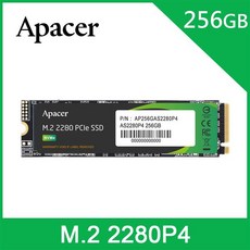 宇瞻 Apacer AS2280P4 256GB M.2 PCIe NVMe SSD, 1GB