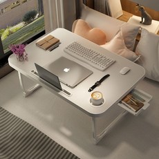 접이식 라운드 스마트 좌식 테이블(알리방), 펄화이트