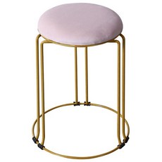 화장대 의자 거실 북유럽, 핑크 벨벳 B