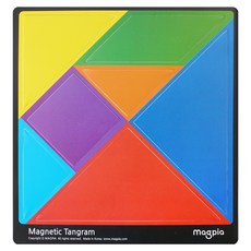 마그피아 자석 칠교놀이 학생용 MTGM-01 교육 완구, 본상품선택, 1개