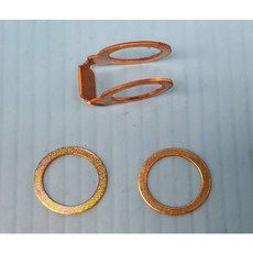 44327-12010 方向機油管-銅墊片 ㄇ型, 1個, 方向機油管-銅墊片 ㄇ型 副廠