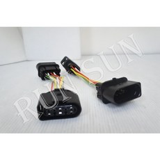 RUN SUN 車燈 全新福斯 GOLF 6 高配(HID)轉低配(鹵素) 大燈轉接線組, 1個