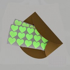 현관 풍수 스티커 재물 복 야광 하트 장식 문패 부착, yuna  야광행운스티커세트