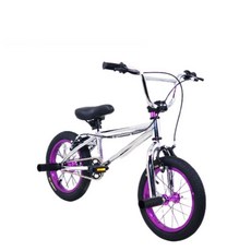 BMX 묘기 자전기 14인치, A. 퍼플, 1개