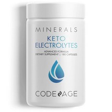 Codeage Keto綜合礦物質電解質補充膠囊 無麩質, 180顆, 1罐