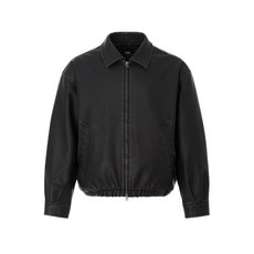 브랜드정품 리 LEE 워싱 신세틱 레더 블루종 블랙 238104