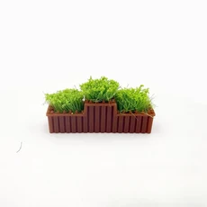 미니 꽃밭 화려한 모델 미니어처 사진 촬영 모래 테이블 인형집 DIY 공예 장식 데코, U