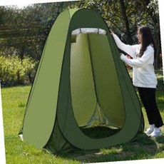 야외 캠핑 원터치 텐트 낚시 해변 그늘막 간이 탈의실 샤워 화장실 텐트 휴대, 상세페이지 참조, 그린