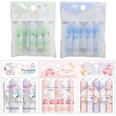 별의커비 연필캡 5개세트, 별커비-댄스