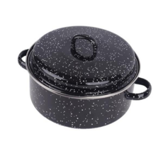 범랑제 고구마솥 군고구마 군옥수수 직화냄비 직화구이 열전도율 높은 직화홀 양수냄비 24cm, 본상품