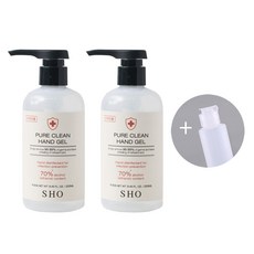 바이케이시 의약외품 손소독제 에탄올 70% 손소독겔 500ml 대용량 손소독젤 손세정제, 2개