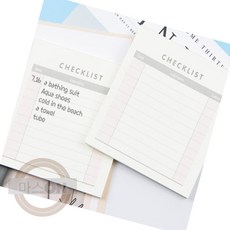 마스온 해야할일 레시피 체크리스트 메모지 60매