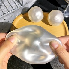 걸스코코 슬랑이모음전 말랑이 왁뿌볼 친구선물 슬라임 스트레스해소말랑이, 1개, 라이트볼말랑이(실버)