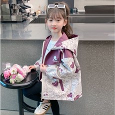 여자아이 가을신상 후드집업 바람막이