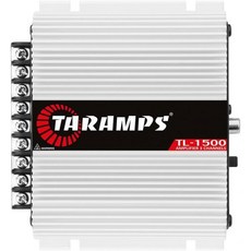 Taramp's Taramps TL 1500 전 범위 390와트 RMS 3채널 차량용 오디오 스테레오 채널 2개 서브 클래스 D 증폭기 1개 RCA/와이어 입력 베이스 부스트, TL - 1500, Amplifier