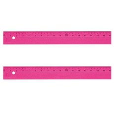 레이메이 후지이 룰러 17cm KM171, 핑크, 2개