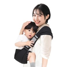 [병아리 클럽 게재] 아기띠 슬링 6~48개월【더블 패드로 안정 안기x보육교사 감수】머그 하트 편안한 아이 베이비 슬링 엄마 아빠 겸용 수납 봉투 포함 Mughart (블랙), 상세페이지 참조
