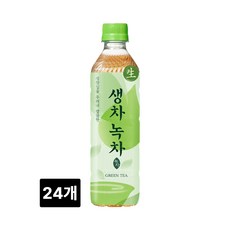 웅진 생차 녹차, 500ml, 24개