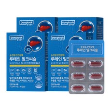 [동국제약] 눈건강 간건강에 루테인밀크씨슬 4개월분 눈건강 간건강 면역건강 에너지생성 4개월분 루테인밀크씨슬 아연 눈간면에, 30정, 4개