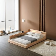 편백나무 원목 포레스트 밸런스형 저상침대프레임 S.SS.D.Q.K 매트리스포함, 벨런스형-본넬스프링양면