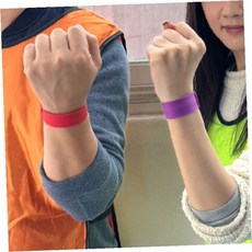 실리콘 손목밴드 탄성 팔찌 스냅 착용 운동 헬스 요가 피트니스 액세서리 빨강