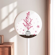 코팅블루 스판형 전기종호환 암막 선풍기커버, 17.체리블라썸