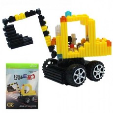 포크레인 블럭 교통5 툭툭블럭 어린이 나노블럭 여름만들기, 상세페이지 참조, 1개